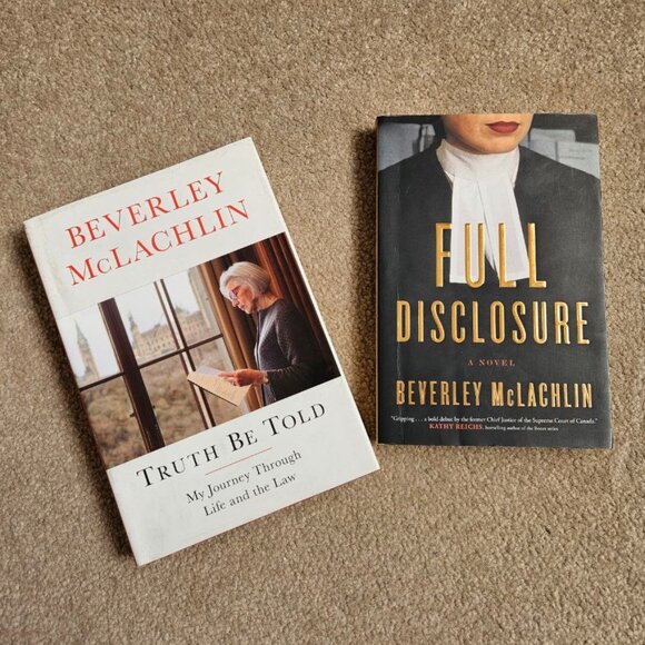 2 Books Bundle - Truth be Told & Full Disclosure by Beverley McLachlin‎ - Picture 1 of 12